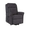 New York Dual Motor Riser Recliner in Graphite Grey